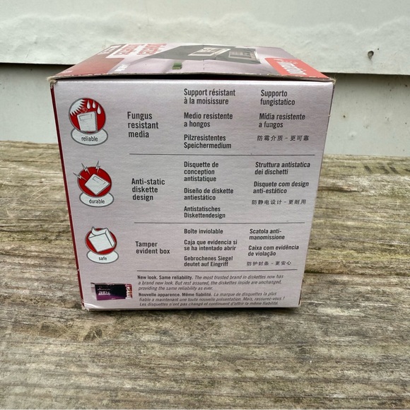 Imation Diskettes 2HD IBM 3.5In - Floppy Disks New Box of 25 - Picture 4 of 5